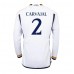 Günstige Real Madrid Daniel Carvajal #2 Heim Fussballtrikot 2023-24 Langarm